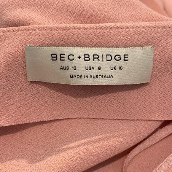 Bec + Bridge Lady Allure Faux Wrap Skirt/Pink, 16727 - Picture 9 of 12